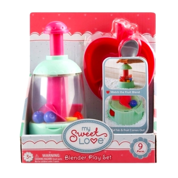 NEW My Sweet Love Food Blender Toy Accessory Play Set, 9 Pieces - Picture 1 of 17